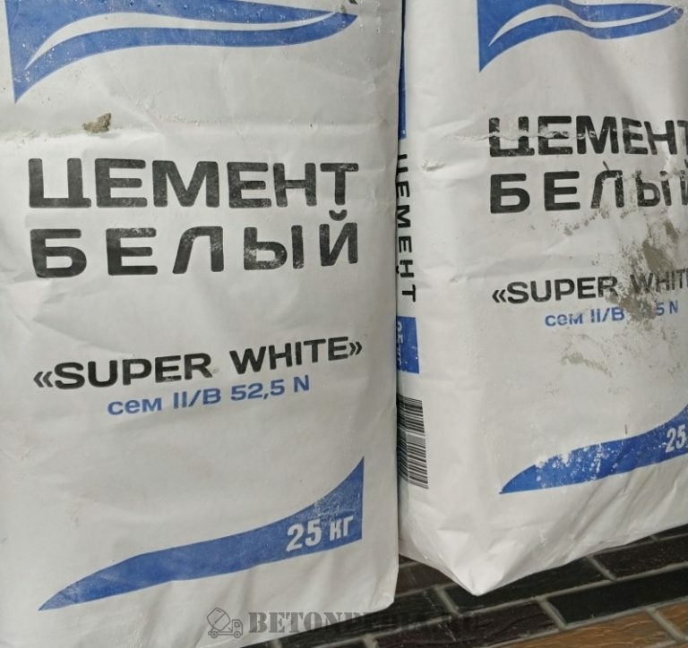 Белый цемент: состав (пропорции), технология производства и применение ...