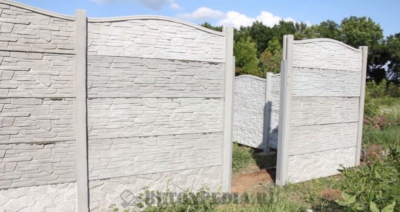 Еврозабор из бетона: производство и монтаж – Бетонпедия